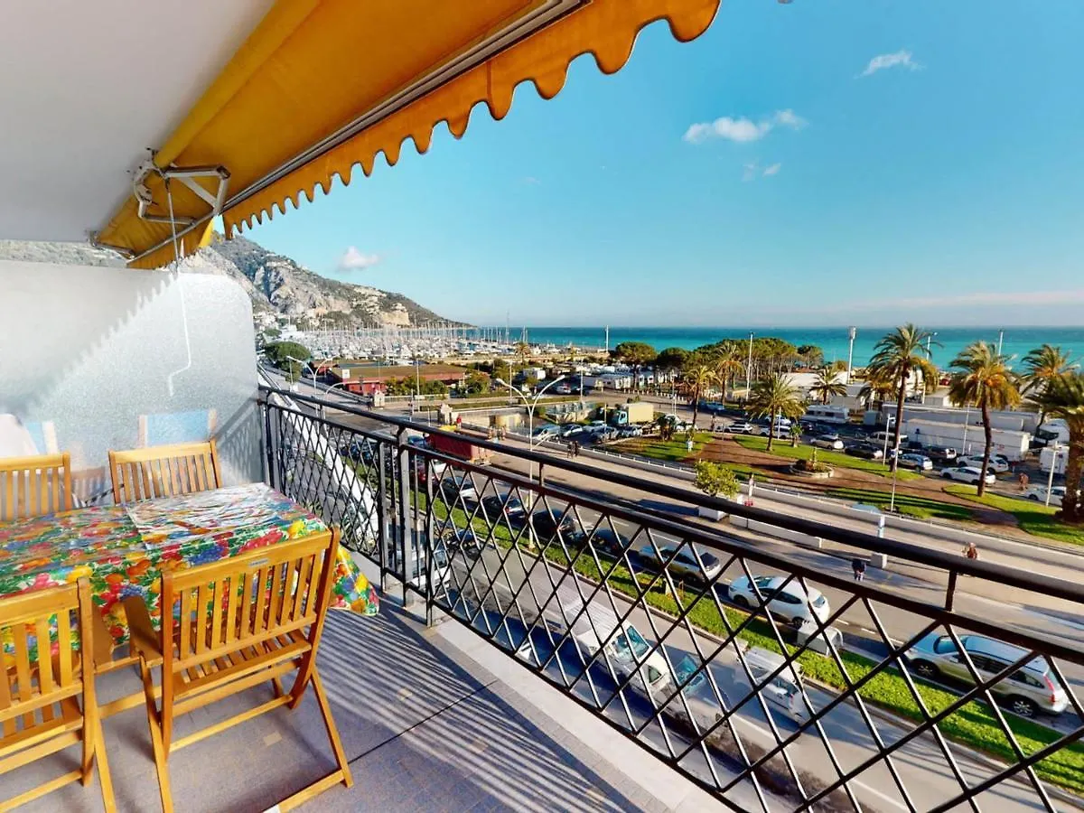 Studio Climatise Avec Terrasse Face Mer A Menton - Fr-1-196-208